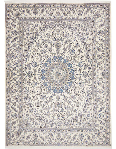 Hand Made Rug Nain Kashmar Persia 290x400 Cream