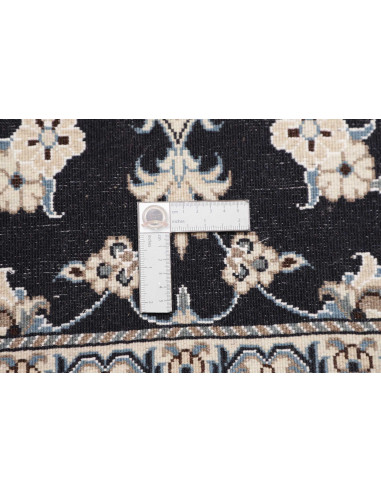 Hand Made Rug Nain Kashmar Persia 80x200 Night