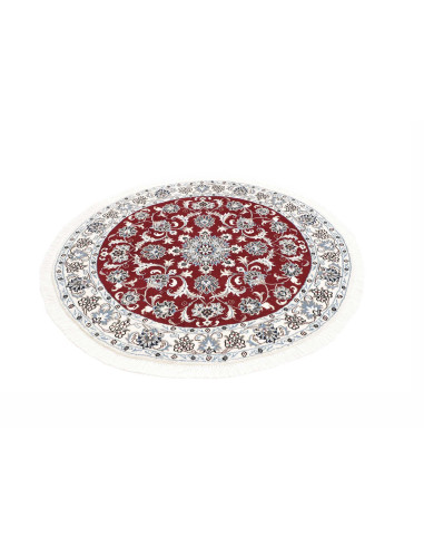 Hand Made Rug Nain Kashmar Persia 130x135 Red W