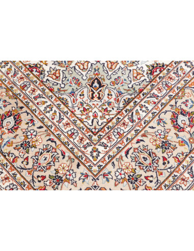 Kashan 242x360 Cm Kashan Persia Lana Cardata A Mano Cotone