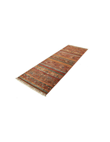 Tappeto Samarkand Pakistan rosso arancione 82x242