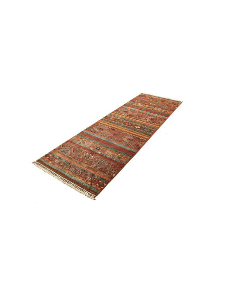 Tappeto Samarkand Pakistan rosso arancione 82x242