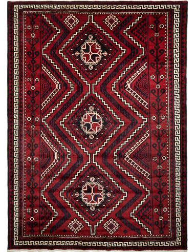 Lori 224x306 Cm Lori, Persia, Hand-carded Wool warp: