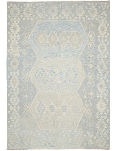 Kilim 206x297 Cm Afghan Kilim, Hand-carded Wool, Cotton