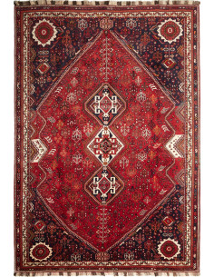227x328 Cm Tappeto Persiano Tribale, Annodato A Mano