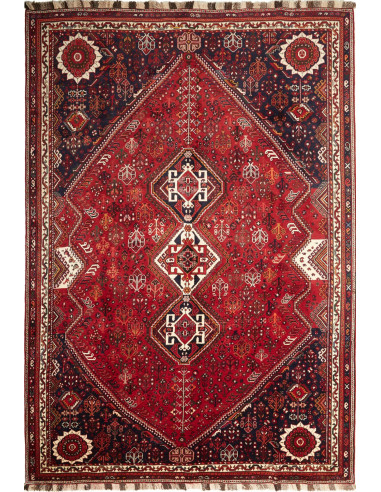 227x328 Cm Tappeto Persiano Tribale, Annodato A Mano
