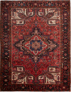 Gorawan 256x333 Cm Gorawan, Persia, Lana Cardata A Mano