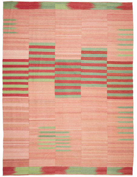 Kilim 268x352 Cm Kilim Persiano, Lana Cardata A Mano E