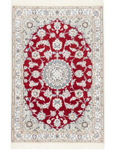 Nain 9la 101x151 Cm Nain 9la, Persia, Hand-carded Wool And