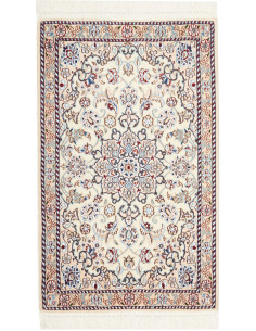 Nain 9la 60x98 Cm Nain 9la, Persia, Hand-carded Wool And