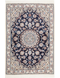 Nain 9la 81x119 Cm Nain 9la, Persia, Hand-spun Wool And Silk