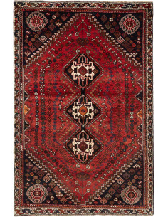 Shiraz 172x267 Cm Shiraz, Persia, Lana Cardata A Mano,