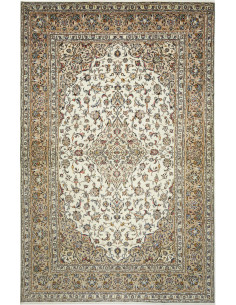 Kashan 198x312 Cm Kashan Persia Hand-carded Wool warp: