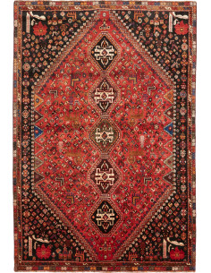 Shiraz 163x285 Cm Shiraz, Persia, Lana Cardata A Mano,