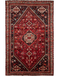 Shiraz 168x260 Cm Shiraz, Persia, Hand-carded Wool,