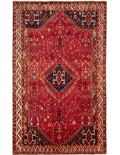 Shiraz 172x280 Cm Shiraz, Persia, Lana Cardata A Mano