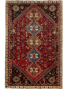 Shiraz 173x259 Cm Shiraz, Persia, Lana Cardata A Mano
