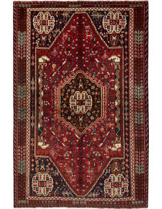 Shiraz 160x250 Cm Shiraz Persia Lana Cardata A Mano Cotone