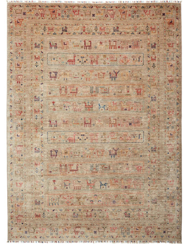 Rubin 204x277 Cm Rubin, Pakistan, Lana Cardata A Mano