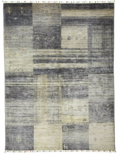 Tappeto Siva Pakistan 150x200 Grigio Crema