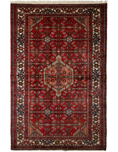 136x207 Cm Tappeto Persiano Nomade, Persia, Lana Su Cotone