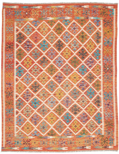 Kilim 201x247 Cm Kilim Afghanistan Hand-carded Wool