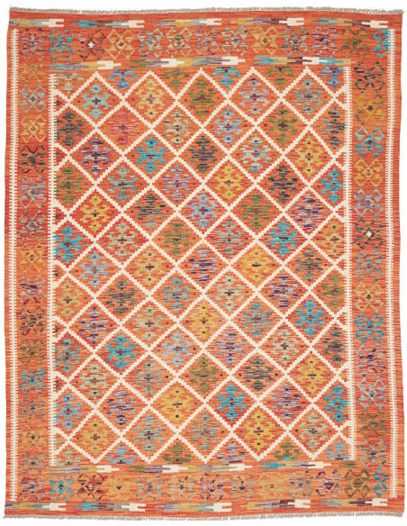 Kilim 201x247 Cm Kilim Afghanistan Hand-carded Wool