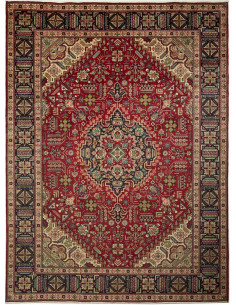 Tabriz 248x337 Cm Tabriz, Persia, Lana Cardata A Mano