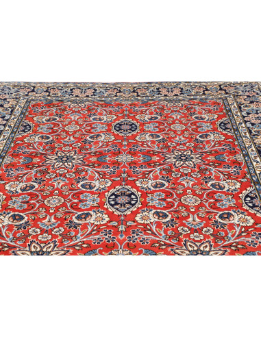 Kashan 198x292 Cm Kashan, Persia, Hand-carded Wool warp: