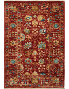 Rug Ziegler Fine Pakistan 80x114 Burgundy Red Te