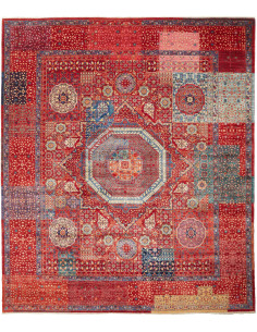 Tappeto Mamlouk Pakistan 251x294 Rosso Blu