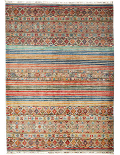 Rubin 177x240 Cm Rubin, Pakistan, Lana Cardata A Mano