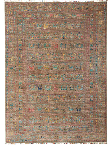 Rubin 169x234 Cm Rubin, Pakistan, Hand-carded Wool warp: