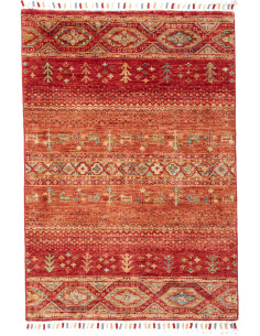 Rug Siva Pakistan 80x117 Red Terracotta