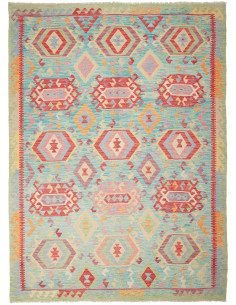 Kilim 205x282 Cm Kilim, Afghanistan. Hand-carded Wool,