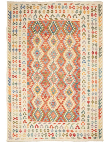 Kilim 210x298 Cm Kilim, Afghanistan, Hand-spun Wool warp: