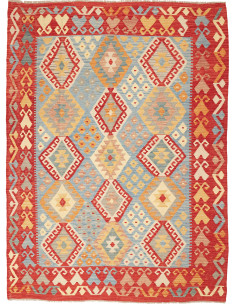 Kilim 179x244 Cm Kilim, Afghanistan, Lana Cardata A Mano,