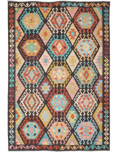 Kilim 169x247 Cm Kilim Afghanistan Hand-spun Wool Cotton