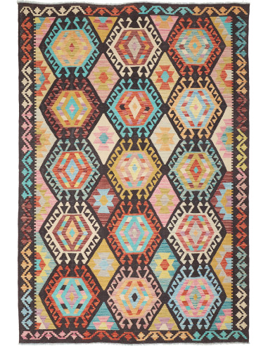 Kilim 169x247 Cm Kilim Afghanistan Lana Cardata A Mano