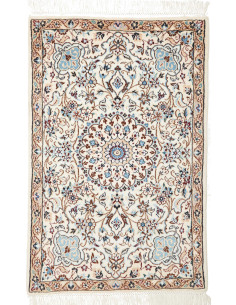 Nain 9la 61x96 Cm Nain 9la, Persia, Hand-carded Wool And