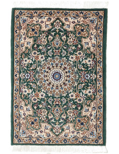 Nain 9la 63x92 Cm Nain 9la, Persia, Lana Cardata A Mano E