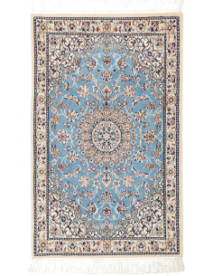 Nain 6la 60x97 Cm Nain 6la Persia Hand-carded Wool And Silk