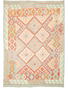 Rug Kilim Afghanistan 147x201 Light Mint Green