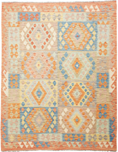 Kilim 153x195 Cm Kilim, Afghanistan, Hand-carded Wool warp: