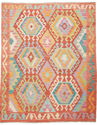 Kilim 153x192 Cm Kilim, Afghanistan, Hand-carded Wool warp: