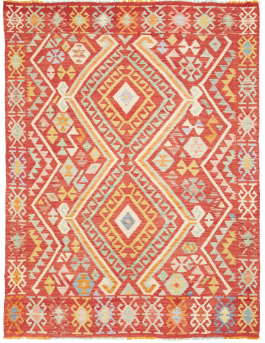 Kilim 151x197 Cm Kilim Afghanistan, Hand-carded Wool