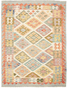 Kilim 148x201 Cm Kilim Afghanistan Lana Cardata A Mano