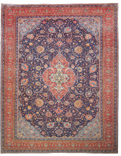 Sarough 300x390 Cm Sarough, Persia, Hand-carded Wool,