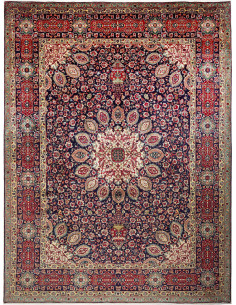 Tabriz 303x400 Cm Tabriz Persia Hand-carded Wool Cotton