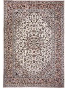 Kashan 245x350 Cm Kashan, Persia, Hand-carded Wool warp: